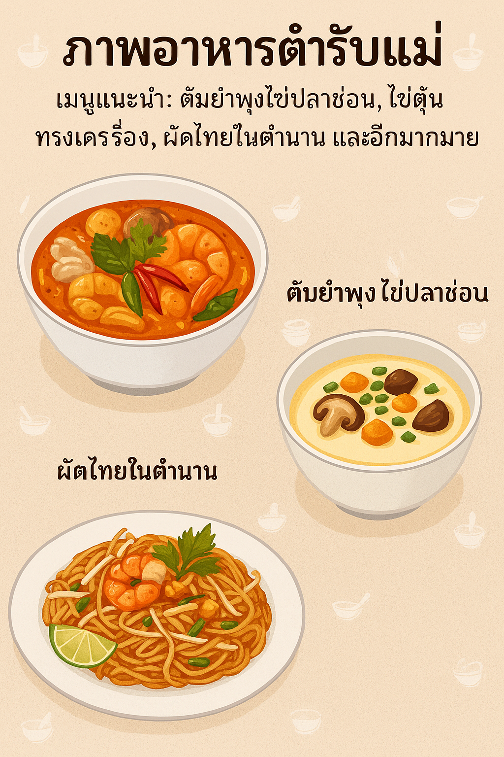 ภาพอาหารตำรับแม่